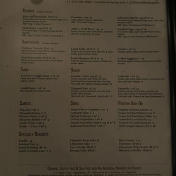 Levant Bistro - Menu - Gluten-Free Near Me - Los Angeles, California Levant Bistro - Menu - Gluten-Free Near Me - Los Angeles, California