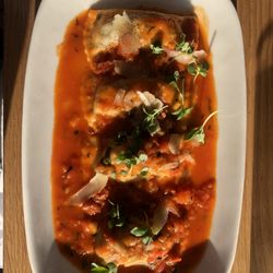 Aurora Ristorante - Lamb-Mushroom Ravioli