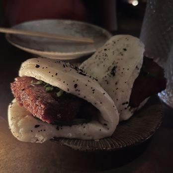 Double Knot - Duck scrapple bun - pretty good . Unique - Sushi Bars Near Me - Philadelphia, Pennsylvania Double Knot - Duck scrapple bun - pretty good . Unique - Sushi Bars Near Me - Philadelphia, Pennsylvania