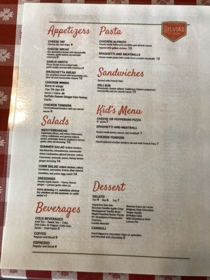 Menu photo 1 Sylvia’s Pizzeria Pine Bluff, AR Menu photo 1 Sylvia’s Pizzeria Pine Bluff, AR