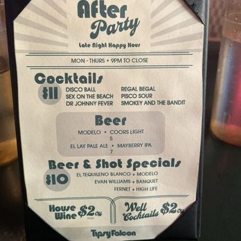 Tipsy Falcon - Late Night Happy Hour - Cocktail Bars Near Me - Hawthorne, California Tipsy Falcon - Late Night Happy Hour - Cocktail Bars Near Me - Hawthorne, California