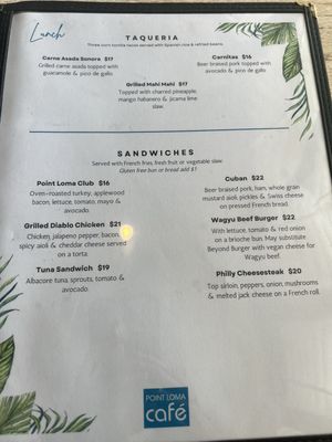Menu photo 2 Bayside Bar San Diego, CA Menu photo 2 Bayside Bar San Diego, CA