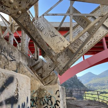 Salt River Canyon Rest Area - Under the bridges - Rest Stops Near Me - San Carlos, Arizona