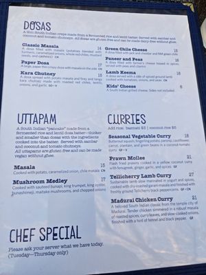 Menu photo 7 Paper Dosa Santa Fe, NM