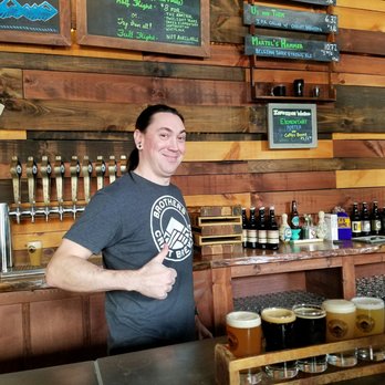 Feel the Rain Brothers Brew - Greg our bartender - Breweries Near Me - Harrisonburg, Virginia Feel the Rain Brothers Brew - Greg our bartender - Breweries Near Me - Harrisonburg, Virginia