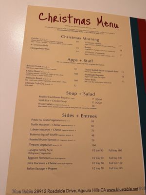 Menu photo 3 Blue Table Wine and Cheese Bar Agoura Hills, CA