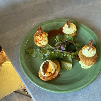 Fixins - Deep fried deviled eggs - Soul Food Near Me - Detroit, Michigan Fixins - Deep fried deviled eggs - Soul Food Near Me - Detroit, Michigan