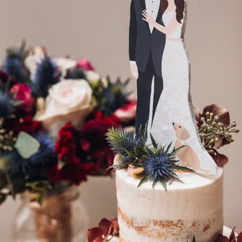 Baked - Our Baked wedding cake. Photo by Jim Heine of Hoffer Photography. - Bakeries Near Me - Brooklyn, New York