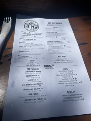 Menu photo 8 The Peak Restaurant and Bar Idyllwild, CA Menu photo 8 The Peak Restaurant and Bar Idyllwild, CA