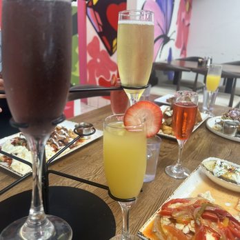 Madres Brunch - Flight of 12 Mimosa's, Ranchero's and Madres Chilaquiles. - Breakfast & Brunch Near Me - Whittier, California Madres Brunch - Flight of 12 Mimosa's, Ranchero's and Madres Chilaquiles. - Breakfast & Brunch Near Me - Whittier, California