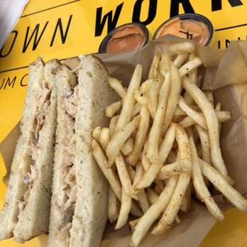 Curbside Bites - Chicken Gyro and Fries from Currywurst Frankfurt - Food Trucks Near Me - San Diego, California