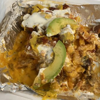 Tacos Ameca - Fries with two meats. - Mexican Near Me - Gilroy, California Tacos Ameca - Fries with two meats. - Mexican Near Me - Gilroy, California