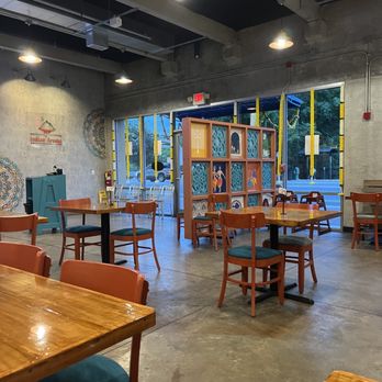 Indian Aroma - Interior, facing street entrance. - Indian Near Me - Gainesville, Florida