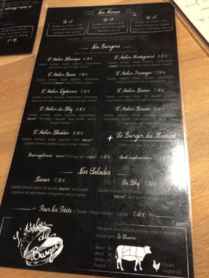 Menu photo 1 L'Atelier du Burger Toulouse, 31