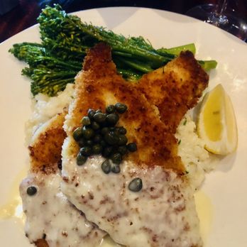 Brigantine - Parmesan crusted Sand Dabs - Seafood Near Me - San Diego, California