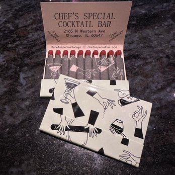 Chef’s Special Cocktail Bar - Matchbook - Cocktail Bars Near Me - Chicago, Illinois Chef’s Special Cocktail Bar - Matchbook - Cocktail Bars Near Me - Chicago, Illinois