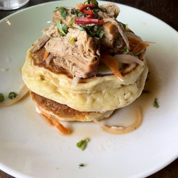Jealous Fork - Pork Belly Pancake - Pancakes Near Me - Miami, Florida