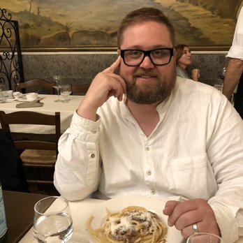 Taverna Trilussa - Bucatini alla Gricia (so perfect) - Roman Near Me - Rome, RM Taverna Trilussa - Bucatini alla Gricia (so perfect) - Roman Near Me - Rome, RM