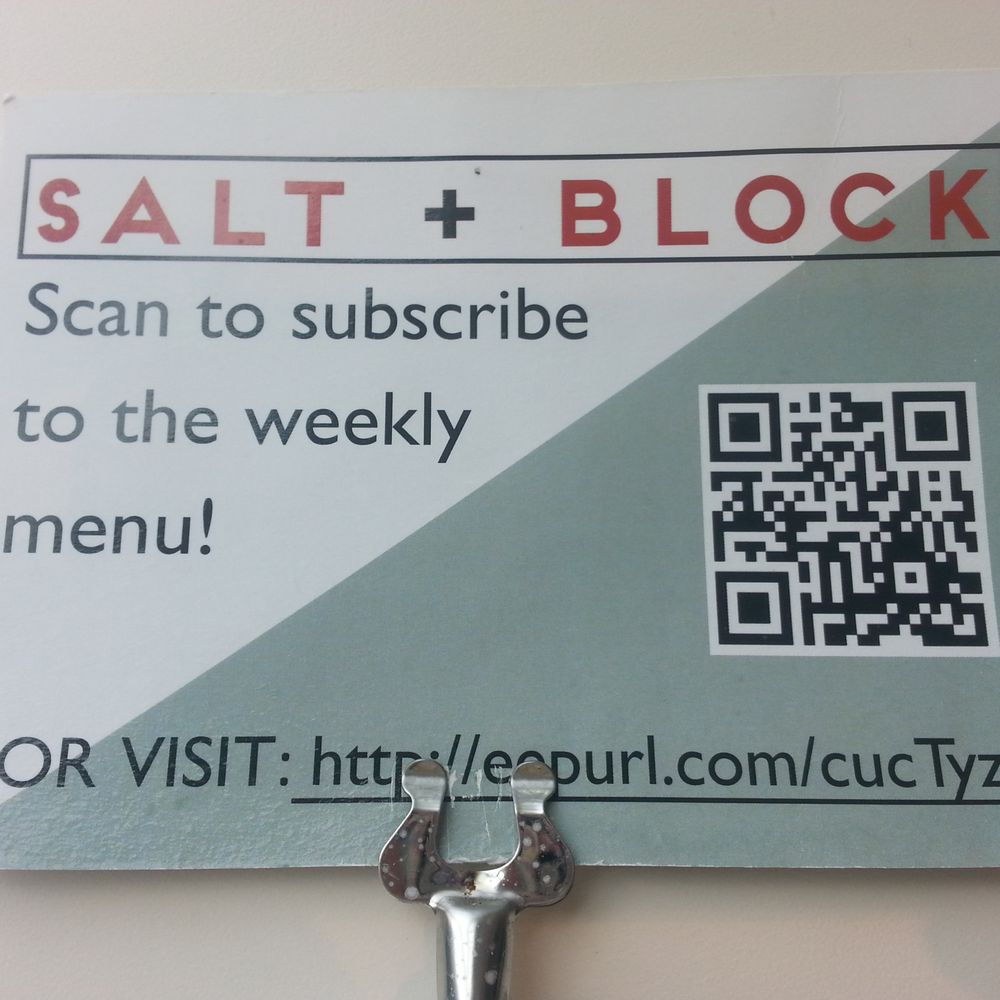 Salt + Block - When I first went they didn't have a yelp location so I couldn't check in, so grabbed this to remember the place. - Salad Near Me - Atlanta, Georgia