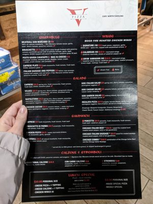 Menu photo 7 V Pizza Cary, NC Menu photo 7 V Pizza Cary, NC