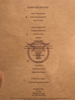 Menu photo 3 Yakima Steak Company Yakima, WA Menu photo 3 Yakima Steak Company Yakima, WA