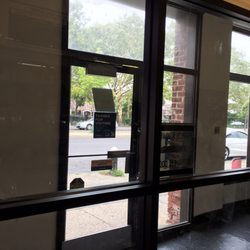 US Post Office - Entrance. The view from inside.