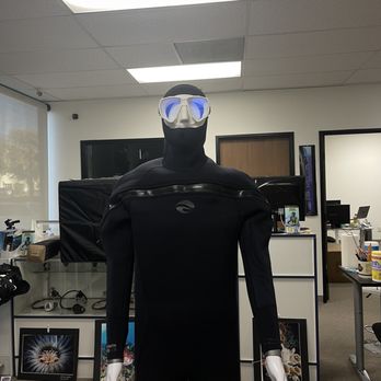 Dive Catalog - Mannequin with wetsuits! - Dive Shops Near Me - Irvine, California