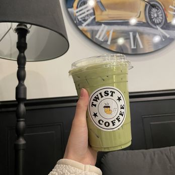 Twist Coffee - iced matcha latte - Coffee & Tea Near Me - Brooklyn, New York