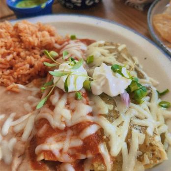 Chuponcito - Shrimp enchiladas-- my favorite lunch item! Both sauces were yummy, but green is my fav. - Mexican Near Me - Aliso Viejo, California Chuponcito - Shrimp enchiladas-- my favorite lunch item! Both sauces were yummy, but green is my fav. - Mexican Near Me - Aliso Viejo, California