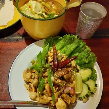 Larb Thai - Mushroom Larb and Gaeng Om Gai soup, A-ROI MAK! - Hot Pot Near Me - Shoreline, Washington Larb Thai - Mushroom Larb and Gaeng Om Gai soup, A-ROI MAK! - Hot Pot Near Me - Shoreline, Washington