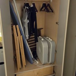Nashville Riverfront Lofts - Our closet full of stuff, almost no place for our clothes