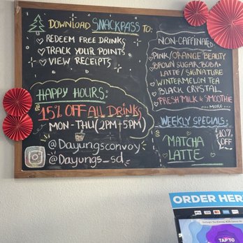 DaYung's Tea - Convoy - Bubble Tea Near Me - San Diego, California