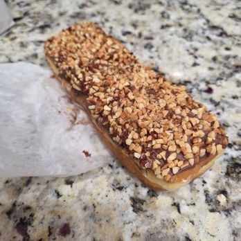 Jeff's Donuts - My peanut covered Bismarck - Donuts Near Me - Columbus, Ohio Jeff's Donuts - My peanut covered Bismarck - Donuts Near Me - Columbus, Ohio
