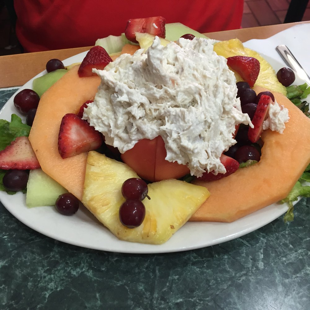 Tony's I-75 Restaurant - Stuffed Tomato (Chicken Salad) - Diners Near Me - Birch Run, Michigan Tony's I-75 Restaurant - Stuffed Tomato (Chicken Salad) - Diners Near Me - Birch Run, Michigan