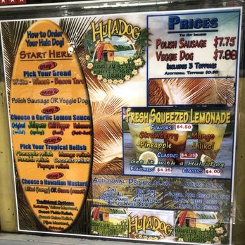 Hula Dog - Menu - Hot Dogs Near Me - Honolulu, Hawaii