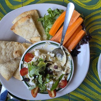 Slates Restaurant & Bakery - Hummus with feta - Bakeries Near Me - Hallowell, Maine