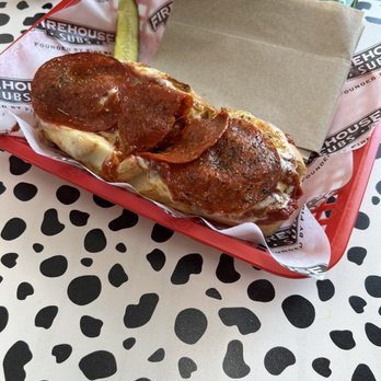 Firehouse Subs - I got the new pepperoni pizza meatball sub yummy - Fast Food Near Me - Palmdale, California Firehouse Subs - I got the new pepperoni pizza meatball sub yummy - Fast Food Near Me - Palmdale, California
