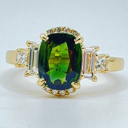 Sovereign Jewelry Company - Custom green sapphire