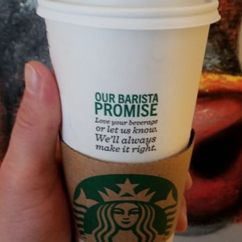 Starbucks - Barista promise.. - Coffee & Tea Near Me - Madera, California