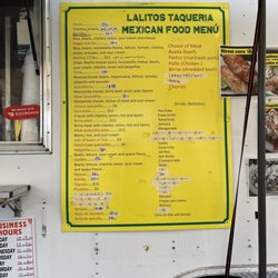Lalito's Taqueria - Menu