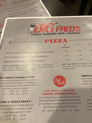 Big Fred's Pizza Garden & Lounge by null