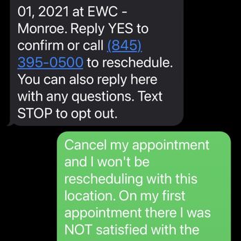 European Wax Center - Text message - Waxing Near Me - Monroe, New York European Wax Center - Text message - Waxing Near Me - Monroe, New York