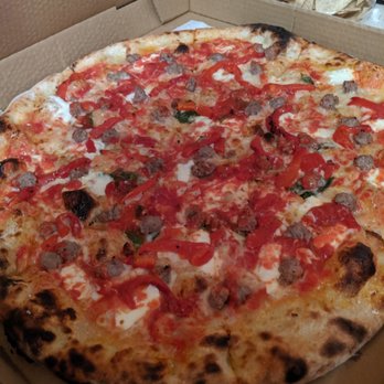 Emilia's Pizzeria - Sausage and peppers. Also good but standard was better - Pizza Near Me - Berkeley, California Emilia's Pizzeria - Sausage and peppers. Also good but standard was better - Pizza Near Me - Berkeley, California