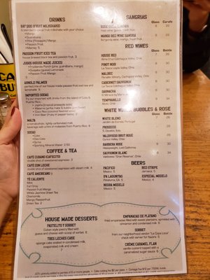 Menu photo 2 El Nuevo Frutilandia San Francisco, CA