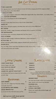 Menu photo 6 Buzzed Viking Brewing Company Concord, NC Menu photo 6 Buzzed Viking Brewing Company Concord, NC