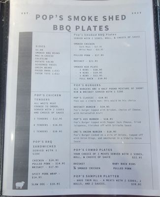 Menu photo 6 Pop’s Smoke Shed Big Pine Key, FL Menu photo 6 Pop’s Smoke Shed Big Pine Key, FL
