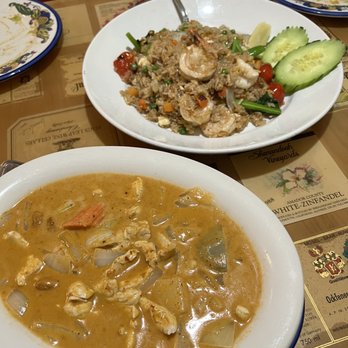 ImmDee Thai Restaurant & Bar - 63. Massaman Curry 51. Thai Fried Rice - Thai Near Me - Gresham, Oregon