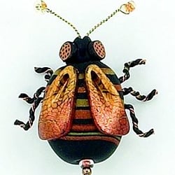 Art Cats Gallery - Polymer clay bee pin by Joyce fritz