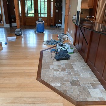 Greg's Floors and More - beginning a new sand and refinish  Restore this floor to new - Flooring Near Me - Hampton, New Hampshire