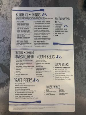 Menu photo 2 Misty Mountain Hops Blue Ridge, GA